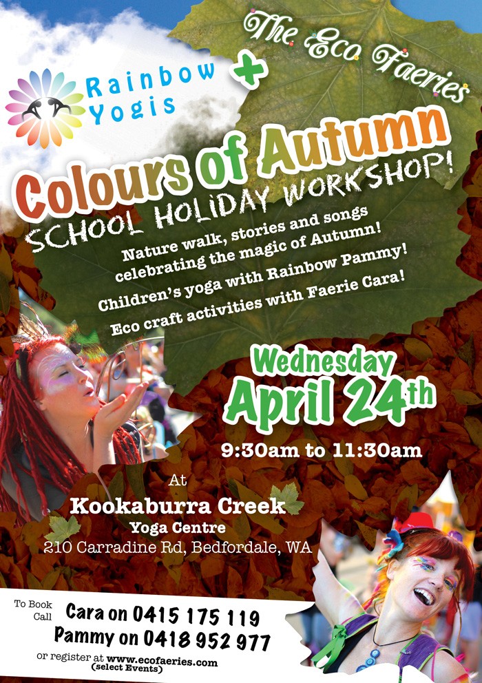 Colours of Autumn - Rainbow Yogis and Eco Faeries